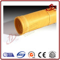 Aramid nemox filter bag for used coal boiler and power plant